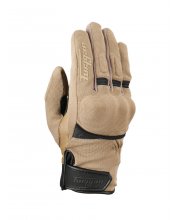 Black/Stone Furygan Jet D3O Motorcycle Gloves at JTS Biker Clothing
