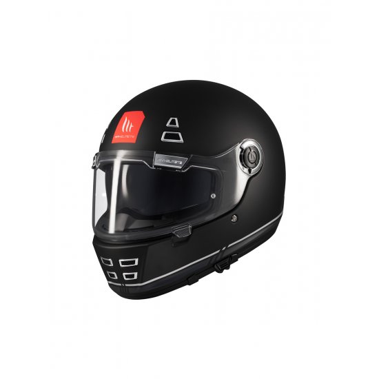 MT Jarama SV Plain Motorcycle Helmet At JTS Biker Clothing