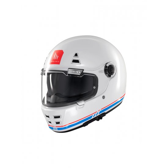 MT Jarama SV Plain Motorcycle Helmet At JTS Biker Clothing