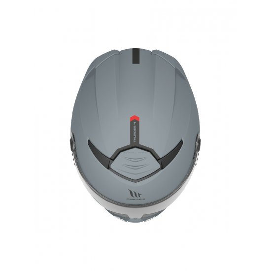 MT Thunder 4 Plain Motorcycle Helmet At JTS Biker Clothing