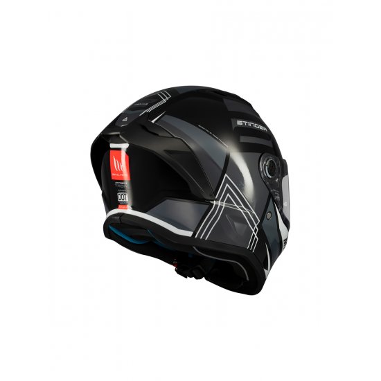 MT Stinger 2 Tron Motorcycle Helmet At JTS Biker Clothing
