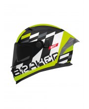 Yellow MT Braker Foster Motorcycle Helmet At JTS Biker Clothing