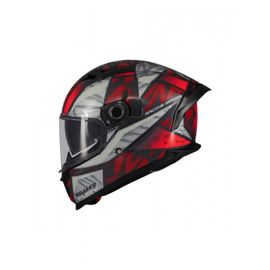 MT Braker Fury Motorcycle Helmet At JTS Biker Clothing