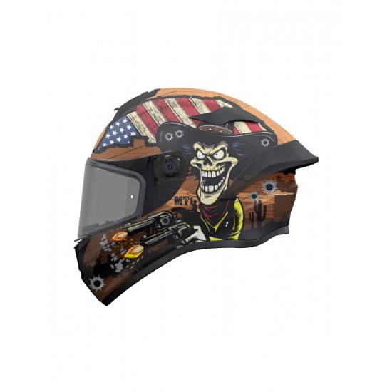 MT Targo S West Motorcycle Helmet at JTS Biker Clothing