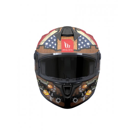 MT Targo S West Motorcycle Helmet at JTS Biker Clothing