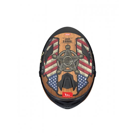 MT Targo S West Motorcycle Helmet at JTS Biker Clothing