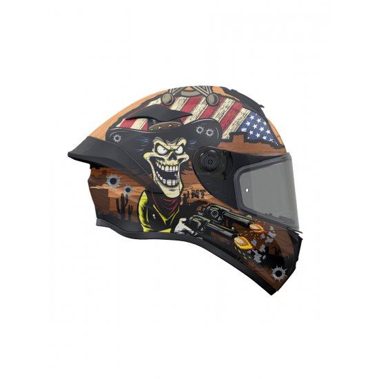 MT Targo S West Motorcycle Helmet at JTS Biker Clothing