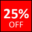 25% OFF