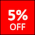 5% OFF
